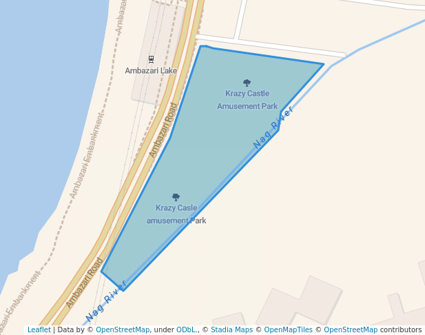 walking in Krazy Casle amusement Park map in Nagpur