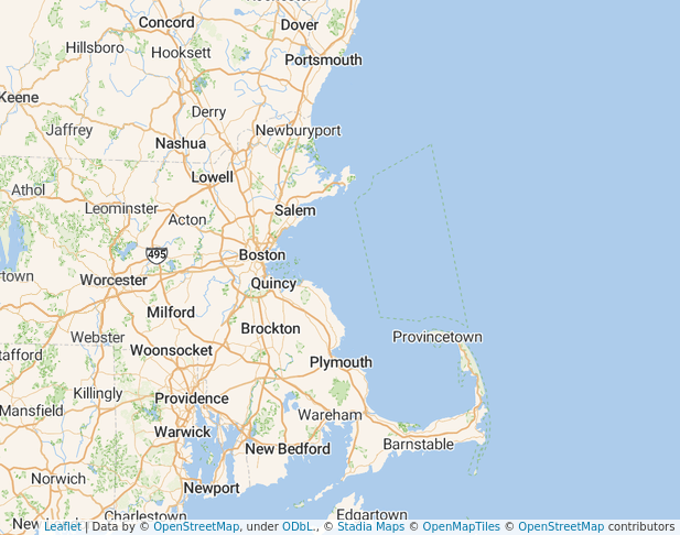 walking in Marsh map in Plymouth