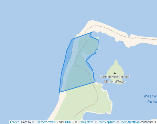 walking in Gosnold Wildlife Management Area map in Gosnold