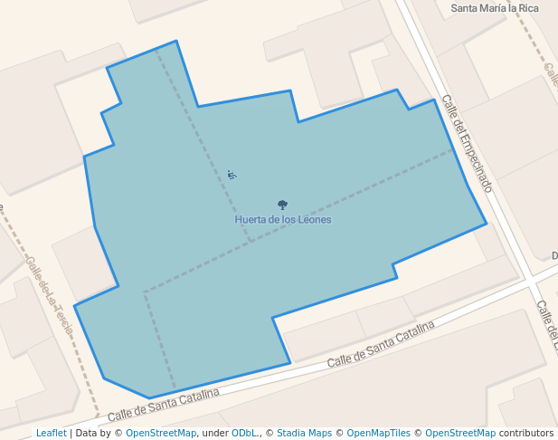 walking in Jardín de las Palabras map in Alcalá de Henares