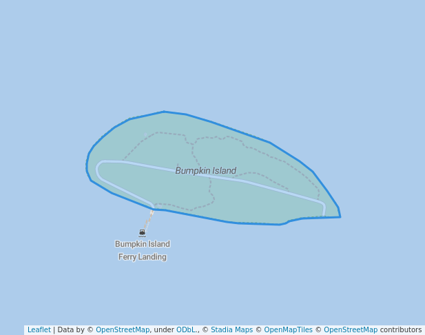 walking in Bumpkin Island map in Hull