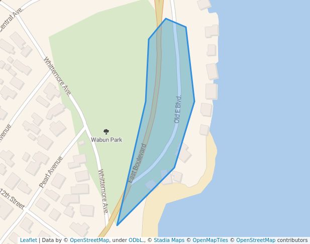 walking in Wabun Park map in Wareham