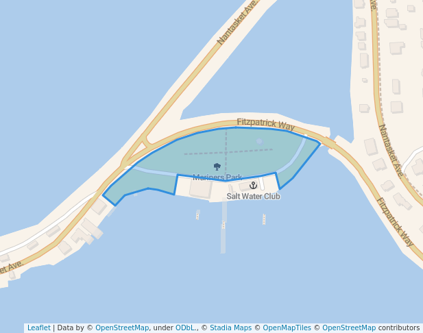 walking in Mariners Park map in Hull