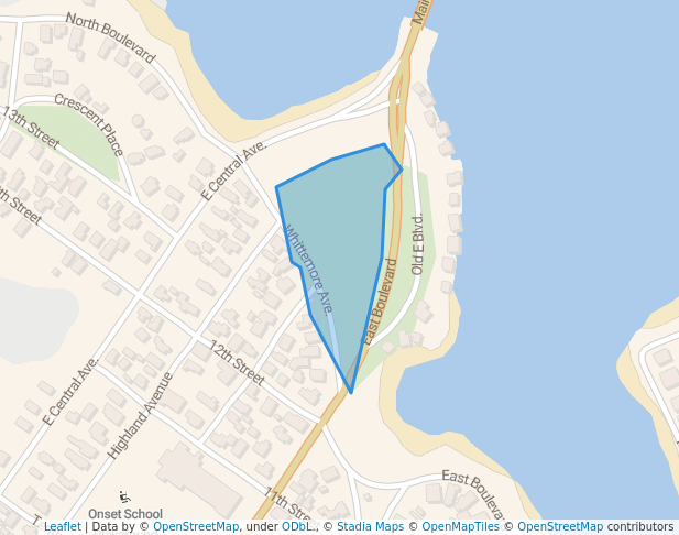 walking in Wabun Park map in Wareham