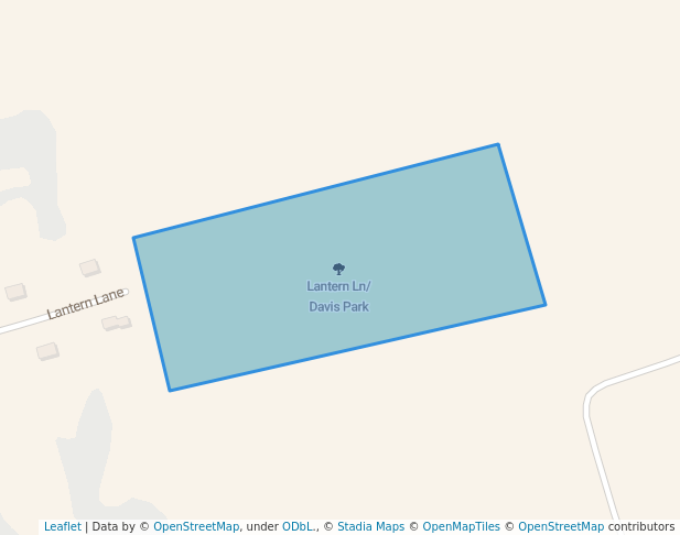 walking in Lantern Ln/Davis Park map in Acushnet