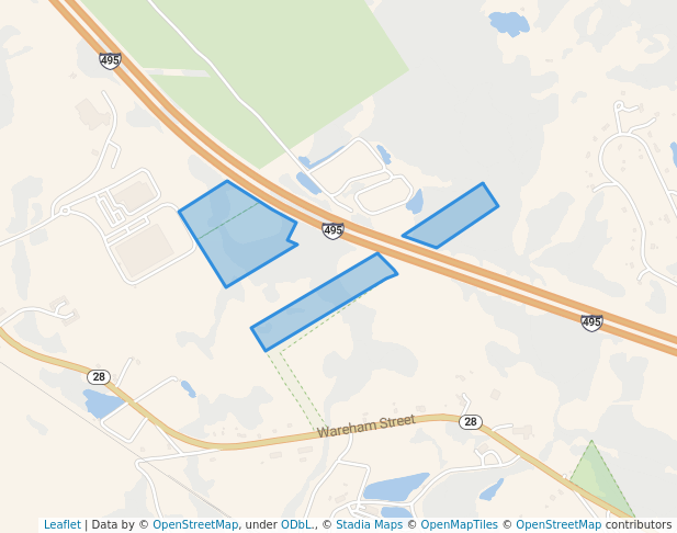 walking in Warenham St (Off) map in Middleborough