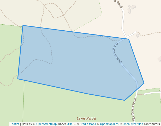 walking in Perry Lot map in Falmouth