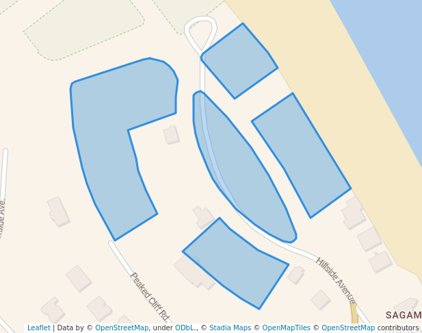 walking in Sagamore Highlands Ii map in Bourne