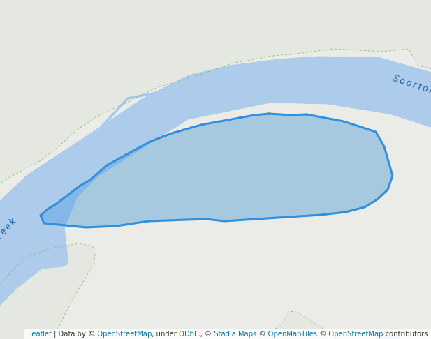 walking in Weeks Island map in Barnstable