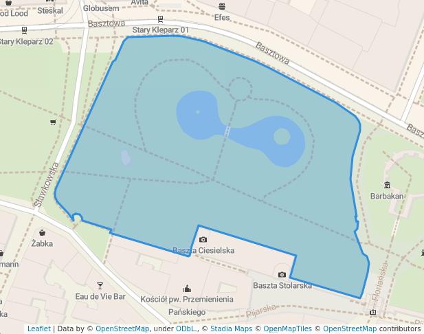 Planty - Ogród przy Barbakanie