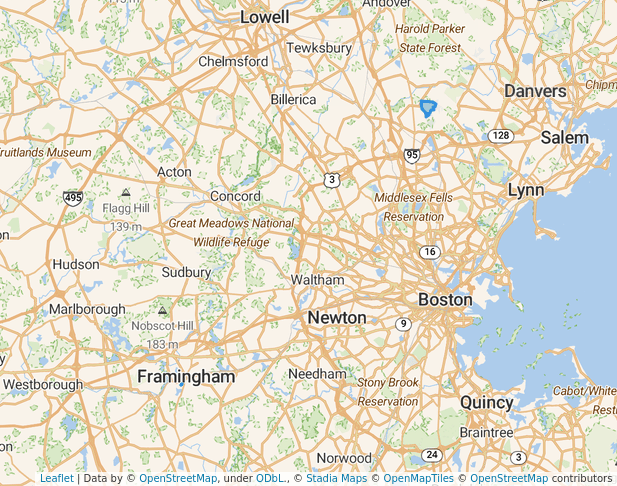 walking in Cedar Swamp map in Reading