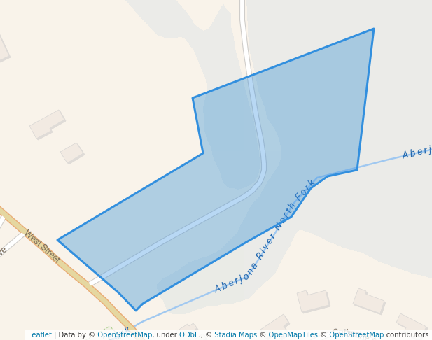 walking in Sheehan/Aberjona River map in Wilmington