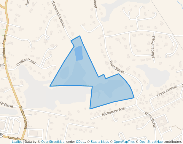 walking in Alderwood Estates map in Wilmington