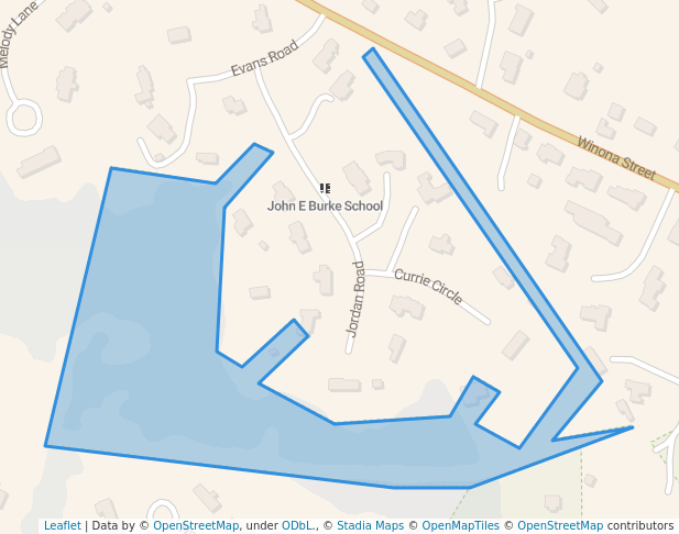 walking in Jordan Rd. Greenbelt map in Lynnfield