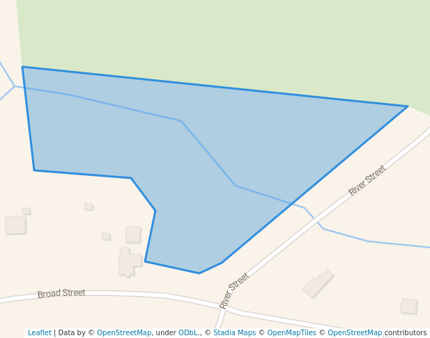 walking in Fox Lea map in Rehoboth