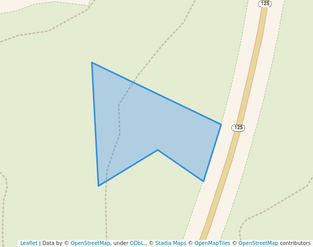 walking in Rocky Hill Road Reservation map in Andover