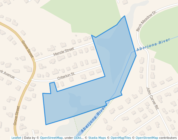 walking in Higgins Property map in Reading