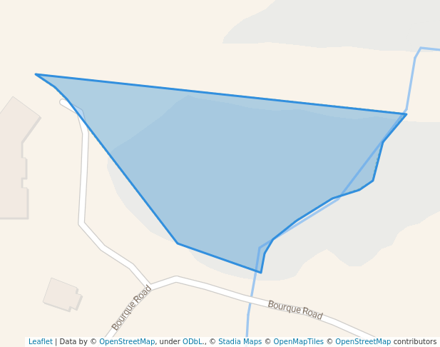 walking in Bourgue Rd. Cons. Land map in Lynnfield