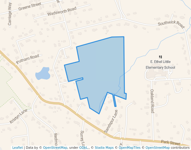 walking in Gordon Road Conservation Area map in North Reading