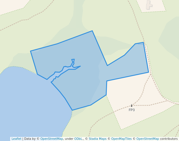 walking in Norton-Brown Land map in Lincoln