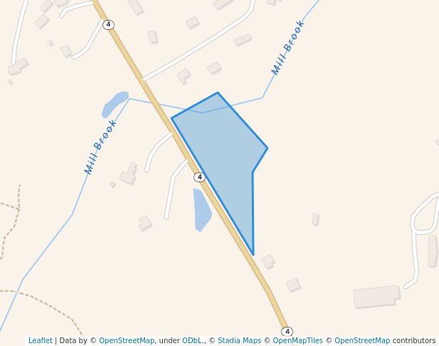 walking in Nashua Rd Conservation Land map in Billerica