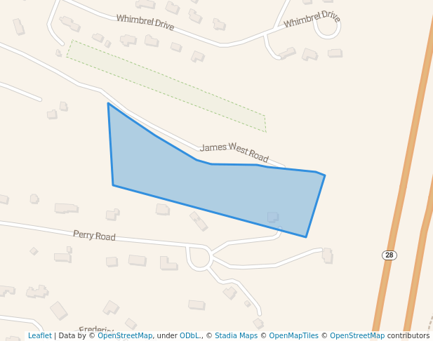 walking in Milton Manor map in Falmouth