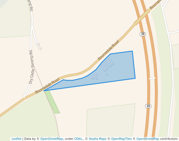walking in Southeast District HQ map in Bourne