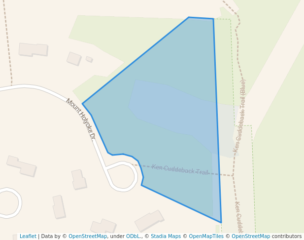 walking in Gralenski Farm Conservation Area map in Amherst