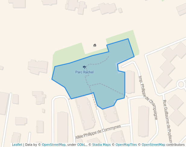 Parc Rachel in Montpellier | Map and Routes