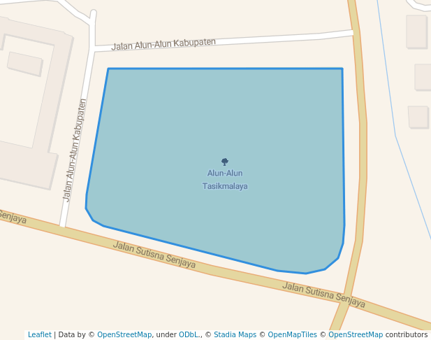 walking in Alun-Alun Tasikmalaya map in Tasikmalaya