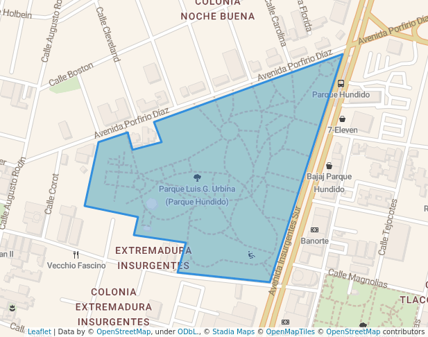 Parque Luis G. Urbina (Parque Hundido)