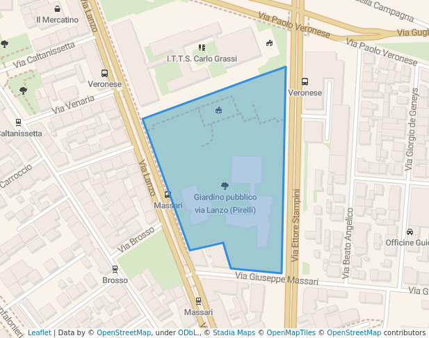 Giardino pubblico via Lanzo (Pirelli)