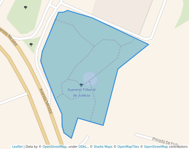walking in Supremo Tribunal de Justicia map in Chihuahua