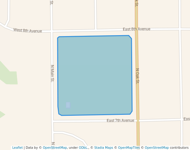 walking in Angus McDonald Park map in Colville