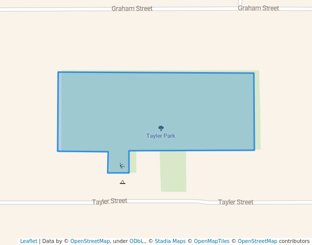 walking in Tayler Park map in Eltham