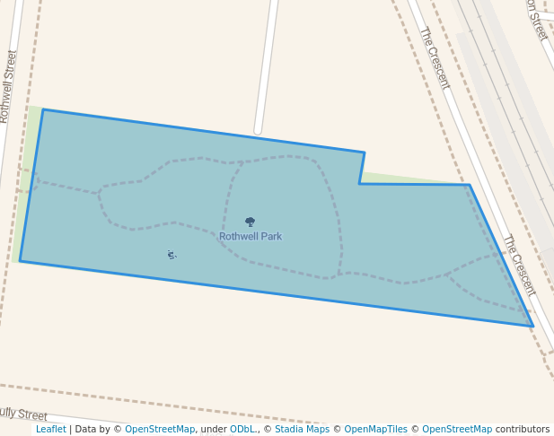 Rothwell Park in Ascot Vale | Map and Routes