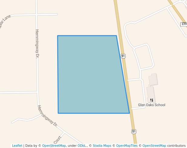 walking in Walt Lindemann Sportsman's Park map in Janesville