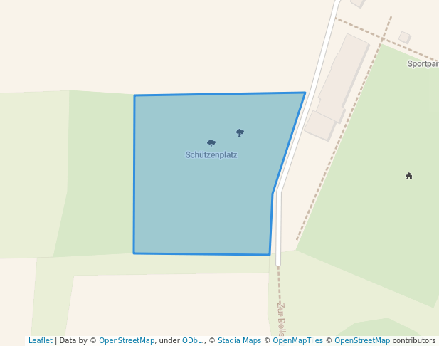 walking in Schützenplatz map in Ennigerloh