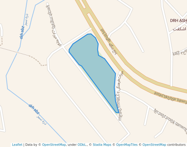 walking in پارک صد دستگاه map in مسجد سليمان