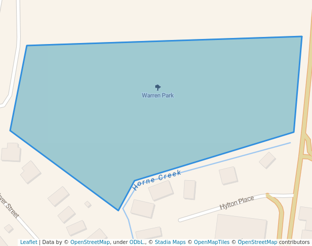 walking in Warren Park map in Queenstown