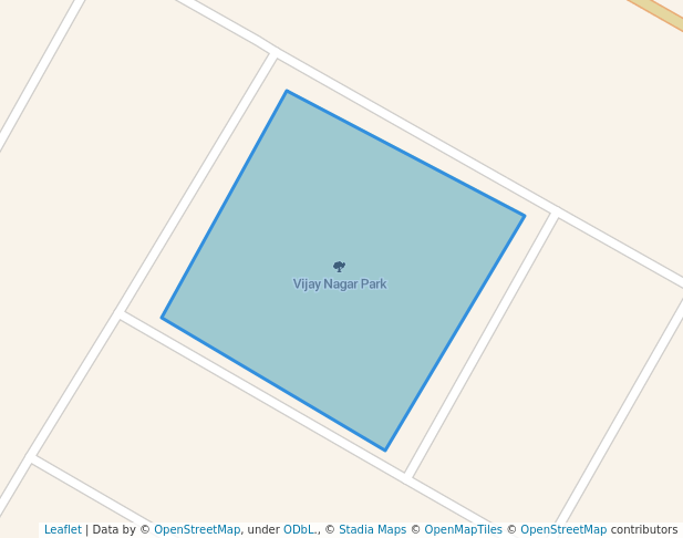 walking in Vijay Nagar Park map in Jabalpur