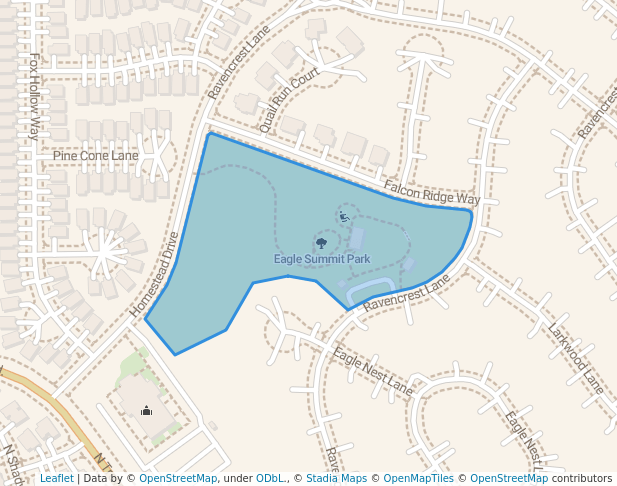 walking in Eagle Summit Park map in Lehi