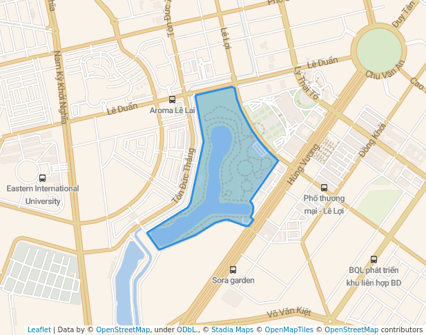 Công viên trung tâm Thành Phố Mới Bình Dương