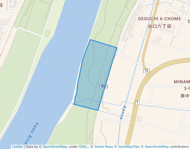 淀川河川公園 出口野草地区