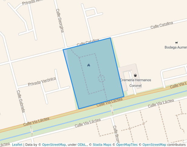 walking in Parque Ara map in Santiago de Querétaro