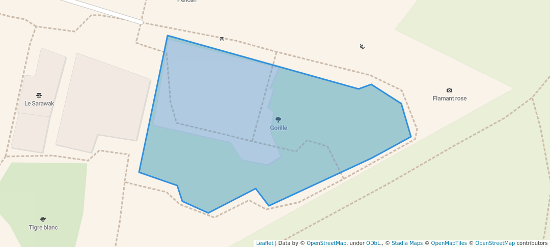 walking in Gorilla's Camp map in Amnéville