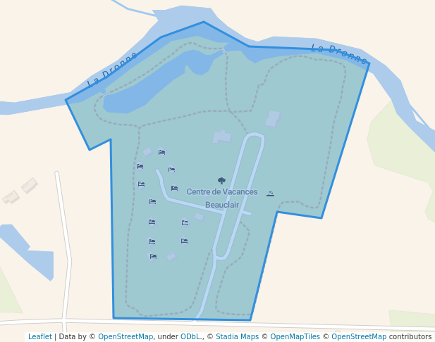 Centre de Vacances Beauclair in Douchapt | Map and Routes