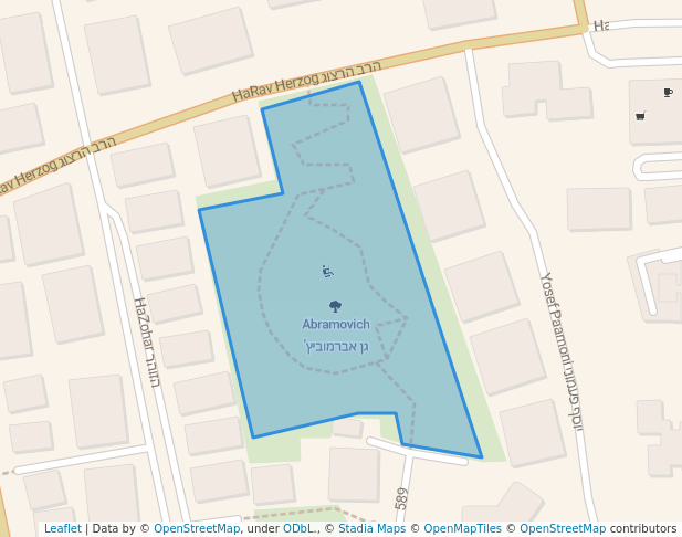 walking in Abramovich map in Tel Aviv-Yafo