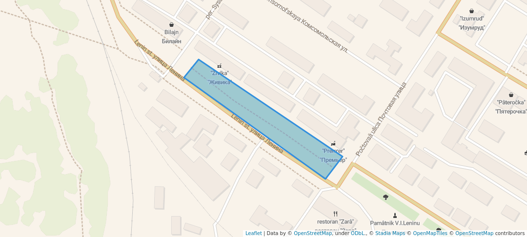 walking in сквер Победы map in Artemovskiy