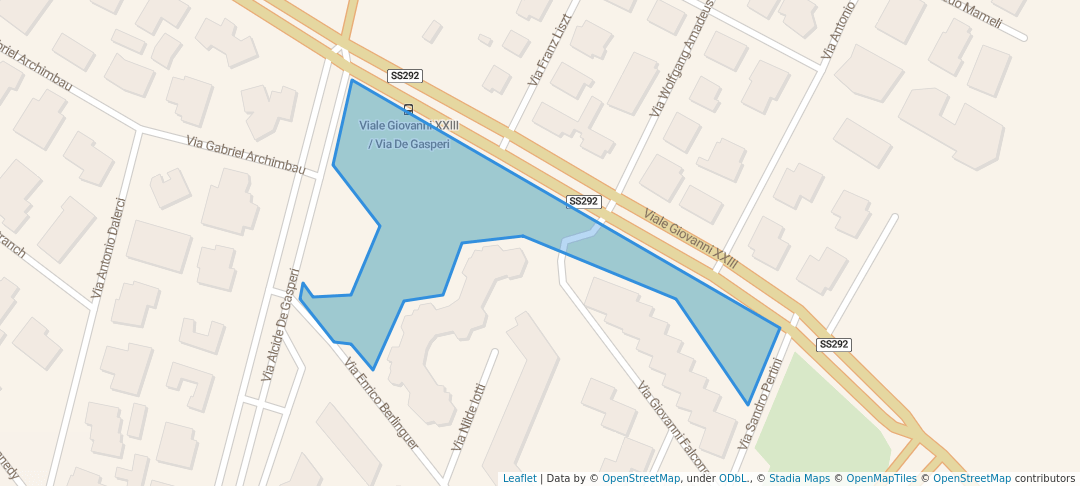 walking in Parco Monsignor Klaus Hemmerle map in Alghero